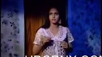 Sensual Indian Film Actress In A Steamy Movie Scene