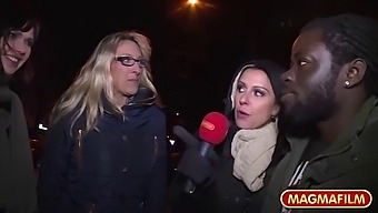 Interracial Milf Gets Fucked In Public