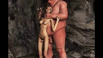 Extreme Monster Cock Cums On Animated Babes