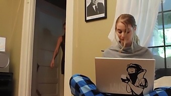 Amateur College Teens Indulge In Hot Lesbian Sex At Home