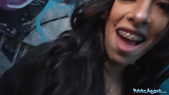 Publicagent Video Features Sexy Colombian Babe Giving A Blowjob And Engaging In Sexual Intercourse In A Public Location.
