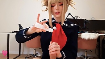 Himiko Toga Alkaen League Of Villains Himoitsee Rajua Seksiä Ja Kasvojen Väärinkäyttöä