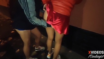 Two Argentinian Ladies Engage In Public Playtime