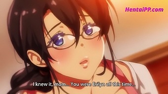 Steamy Anime Action With Seductive Stepmom And Young Boy