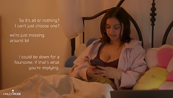Studenta Hailey Rose E Futută În Mașina Publică, Riscând La Maxim.